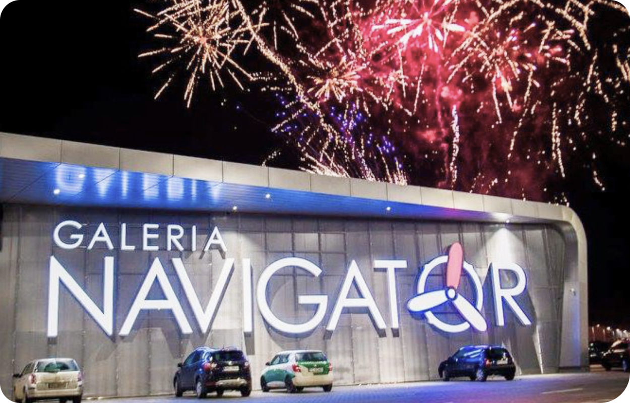 Galeria Navigator – Projekt identyfikacji wizualnej, stała obsługa graficzna